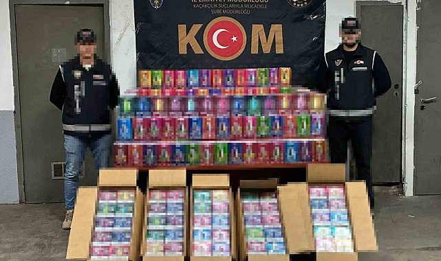 Beylikdüzü'nde okul çevrelerinde dron destekli denetim: 34 bin kaçak elektronik sigara ele geçirildi