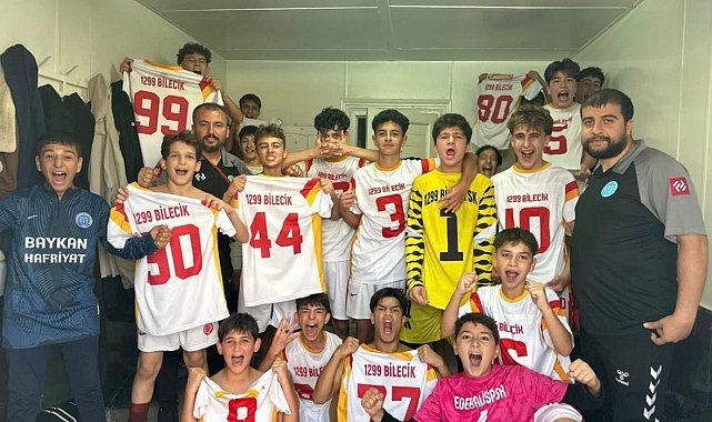 Bilecik U14 Gençler Ligi'nde derbinin kazanını 1299 Bilecik Futbol Kulübü oldu