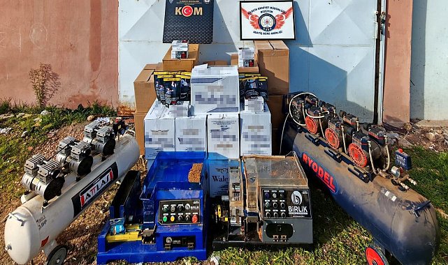 Bilecik'te 98 bin makaron ele geçirildi