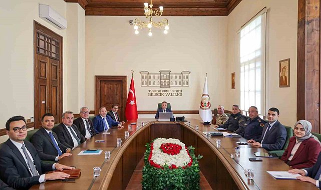 Bilecik'te asayiş ve güvenlik toplantısı gerçekleştirildi