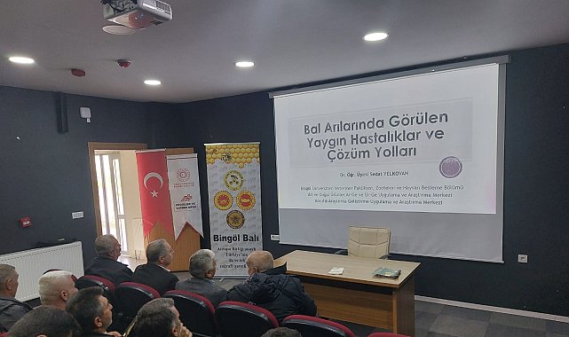 Bingöl'de arıcılara seminer verildi