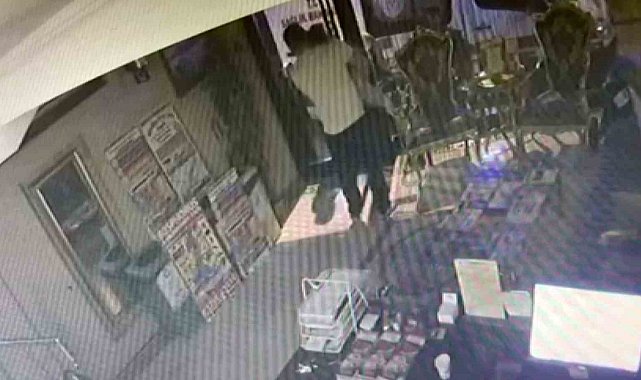 Böcek ailesinin kapının kilitli olmasından dolayı otelden çıkamadığı anlar kameraya yansıdı