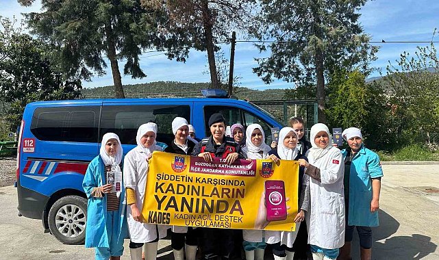 Bozdoğan'da kadınlara KADES bilgilendirmesi