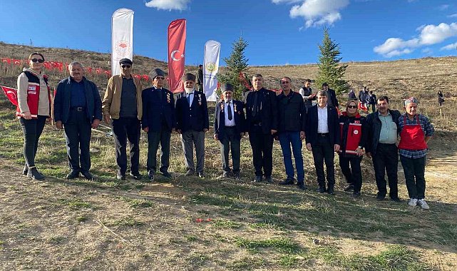 Bozüyük'te şehitler anısına fidan dikimi