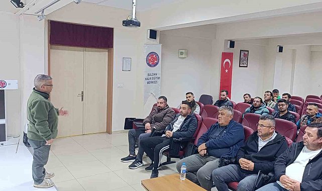 Buldanlı avcılar sertifika sahibi oldu