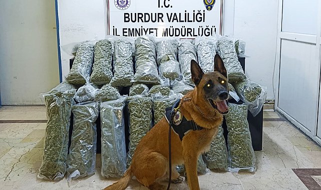 Burdur'da 36 kilo skunk maddesi ele geçirildi, operasyon görüntülüleri film sahnelerini aratmadı