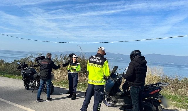 Bursa'da servis araçları ve motosikletlere sıkı denetim