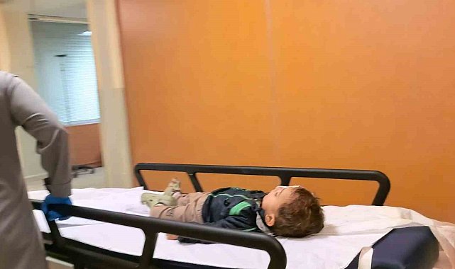 Bursa'da torpil faciasında 2 yaşındaki çocuk ağır yaralandı