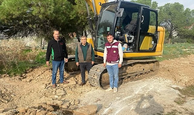 Burunköy'de yangın yolları açılıyor