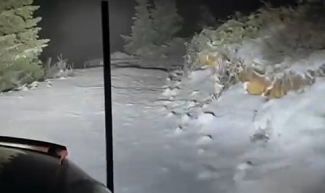 Çankırı'da kar yağışı etkili oldu