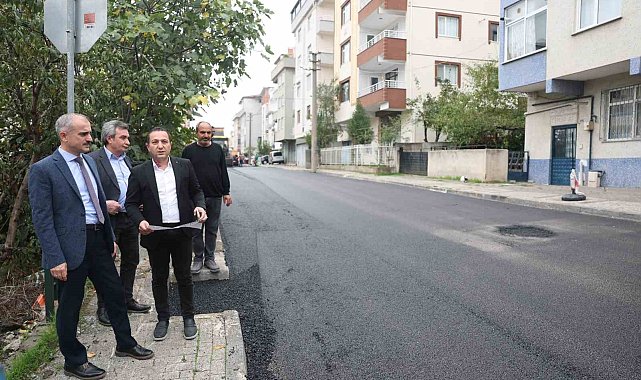 Çayırova'da 3 mahallede yol yenileme çalışması