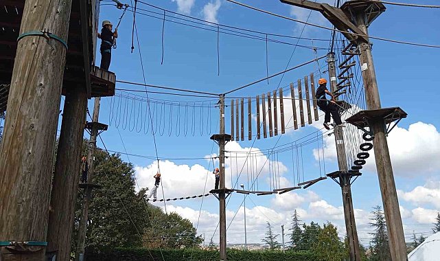 Çocuklar Macera Park'ta hem keşfediyor hem gelişiyor