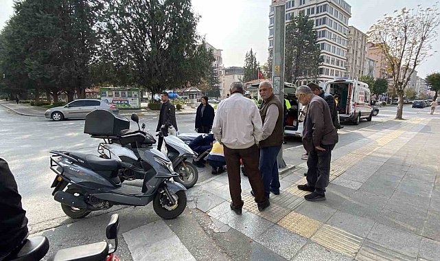 Çorum'da otomobil ile motosiklet çarpıştı: 1 yaralı