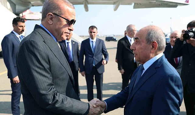 Cumhurbaşkanı Erdoğan, 8 Kasım Zafer Günü kutlamalarına katılmak üzere Azerbaycan'da