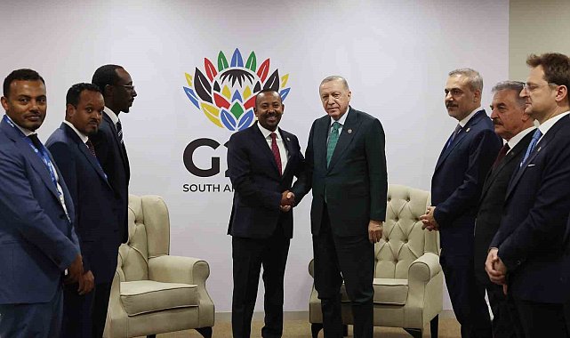 Cumhurbaşkanı Erdoğan, Etiyopya Başbakanı Ali'yi kabul etti