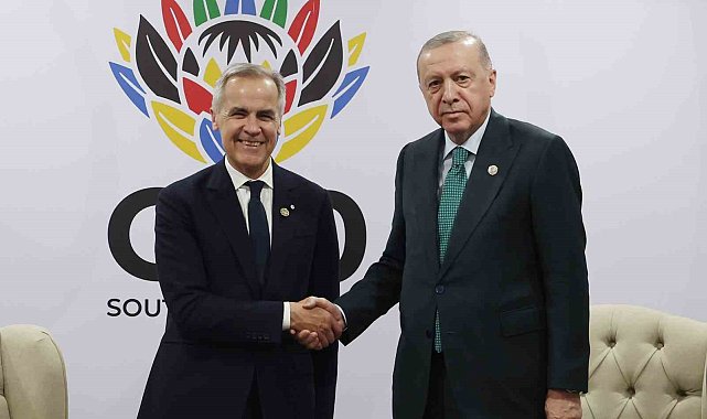 Cumhurbaşkanı Erdoğan, Kanada Başbakanı Carney ile bir araya geldi