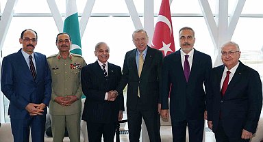 Cumhurbaşkanı Erdoğan, Pakistan Başbakanı Şerif ile bir araya geldi