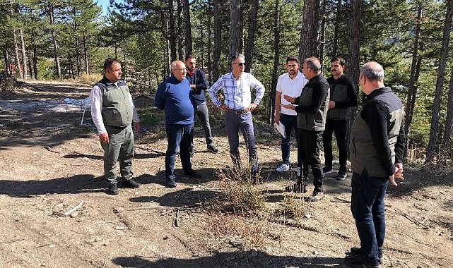 Denizli Orman Bölge Müdürü Ahmet Köle, Başkan Arslan'ı iadeyi ziyarette bulundu