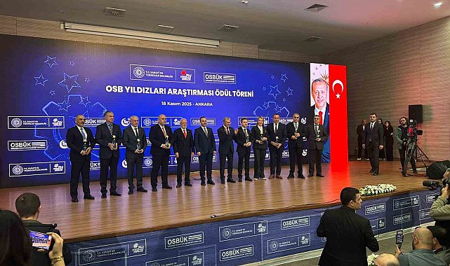Denizli OSB, OSB'nin Yıldızlarında ödüllendirildi