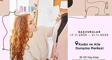 Didim Belediyesi'nden kadınlara özel moda tasarım ve dikiş eğitimi