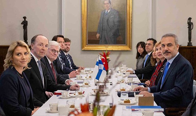 Dışişleri Bakanı Fidan, Finlandiya Parlamento Başkanı Halla-aho ile bir araya geldi