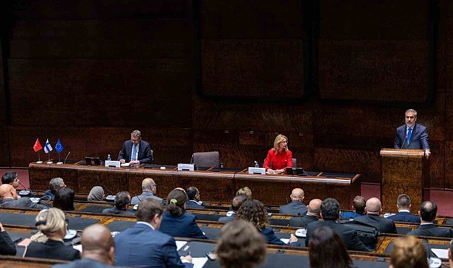 Dışişleri Bakanı Fidan, Finlandiya-Türkiye Parlamentolararası Dostluk Grubu'nun düzenlendiği toplantıda konuştu