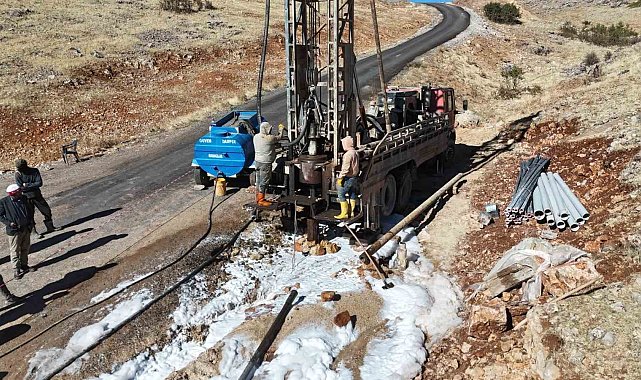 Elazığ'ın bir köyünde daha su hasreti sona erdi