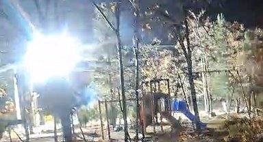 Elektrik hattı patladı