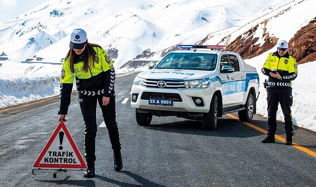 Erzurum Valiliği'nden kış mevsimi trafik tedbirleri