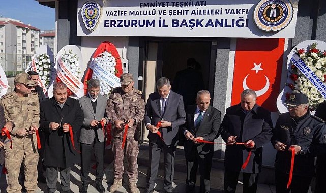 Erzurum'da şehit aileleri ve gazilere yeni hizmet binası