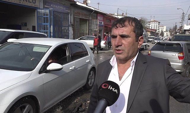 Esnaf derdini anlatırken gerçek kameralara yansıdı