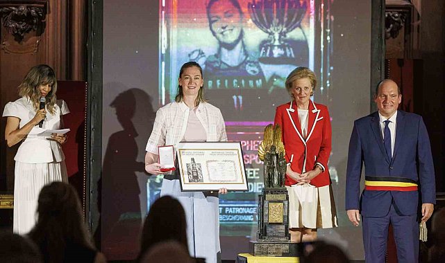 Fenerbahçeli Emma Meesseman, ülkesi Belçika'da onurlandırıldı