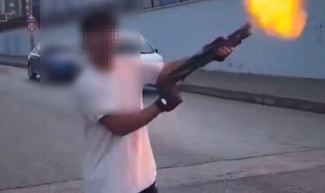 Gaziantep'te şok görüntüler: 3 şahıs pompalı tüfekle rastgele ateş açtı