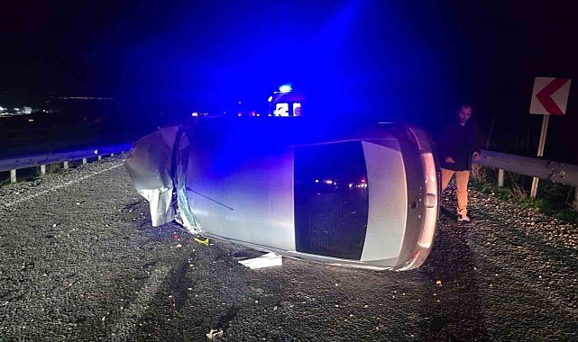 Gönen'de trafik kazası: 2 kişi hafif yaralandı