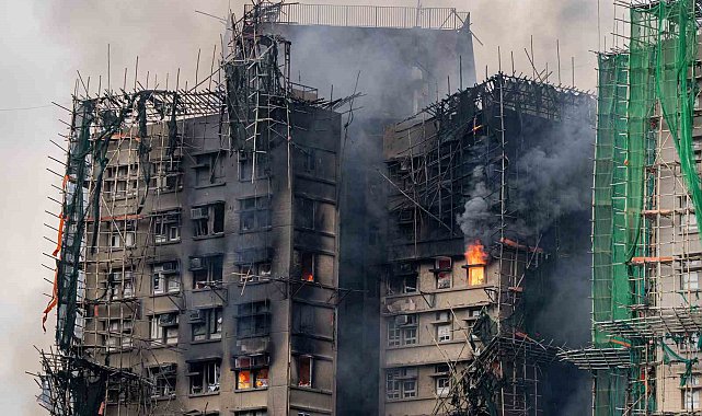 Hong Kong'taki yangın faciasında can kaybı 83'e yükseldi