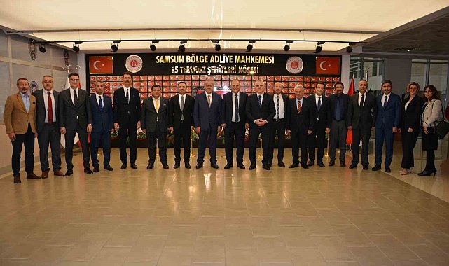 HSK üyelerinden Samsun adliyelerine ziyaret
