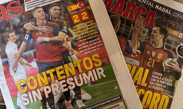 İspanyol basınından İspanya - Türkiye maçı manşetleri