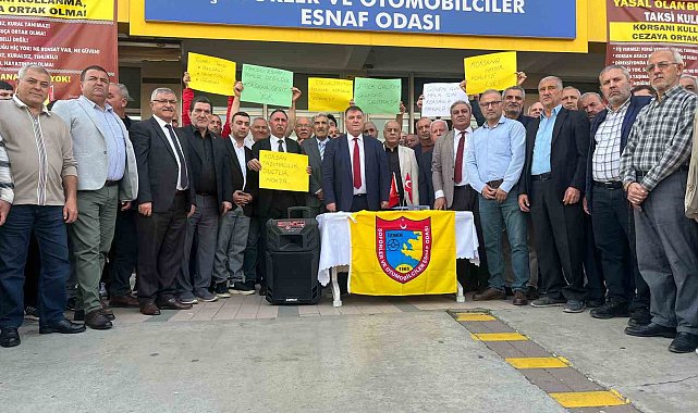 İzmir Şoförler ve Otomobilciler Esnaf Odası, korsan taşımacılığa karşı ses yükseltti