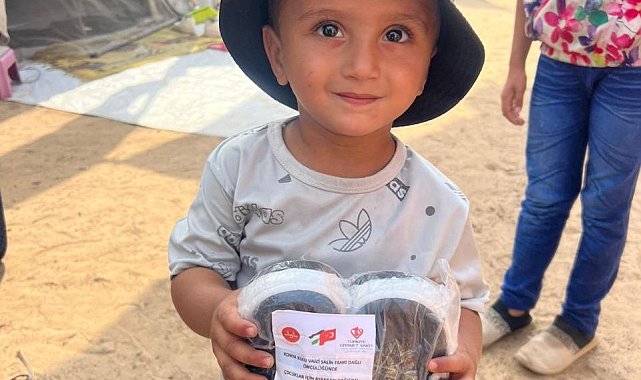 Kadınların desteği Gazzeli çocuklara ulaştı