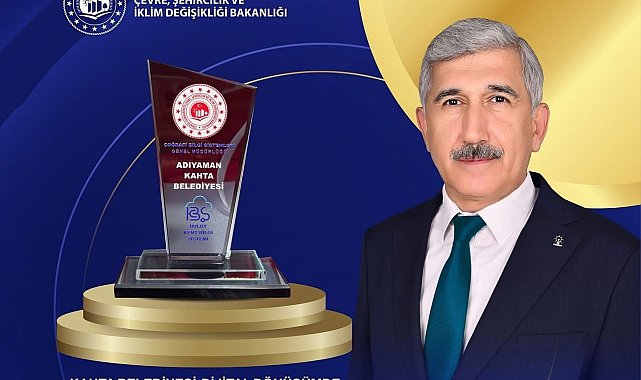 Kahta Belediyesi'ne Dijital Belediyecilikte "Başarı Ödülü" verildi