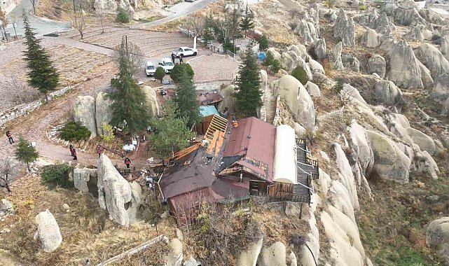 Kapadokya'da kaçak yapı için yıkım kararı