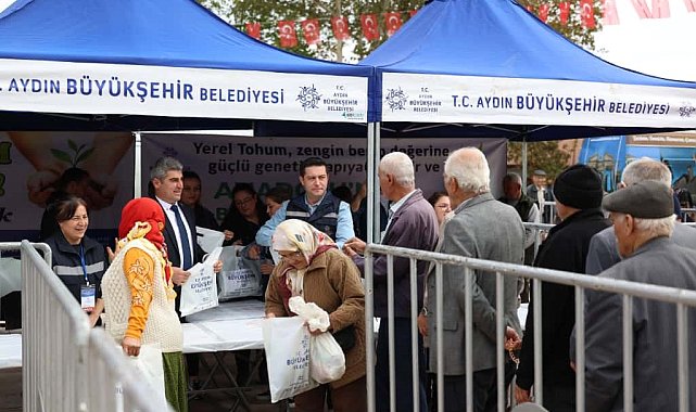 Karacasu'da Ata tohumları vatandaşlarla buluşturuldu