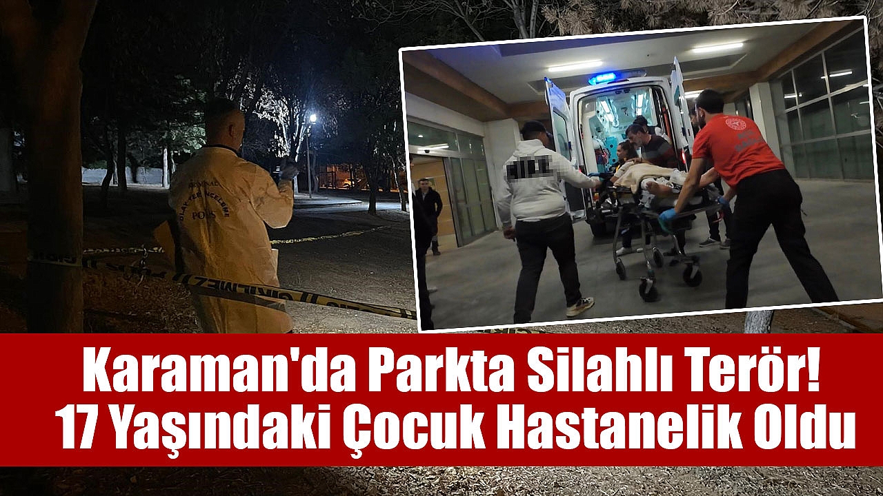Karaman'da Parkta Kanlı Olay