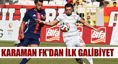 Karaman FK'dan İlk Galibiyet