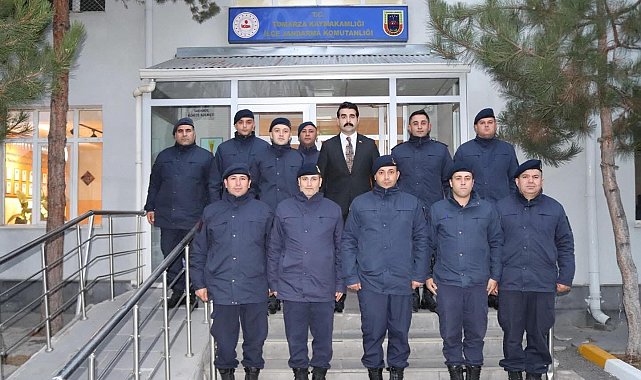 Kaymakam Eser; kolluk kuvvetlerini ziyaret etti