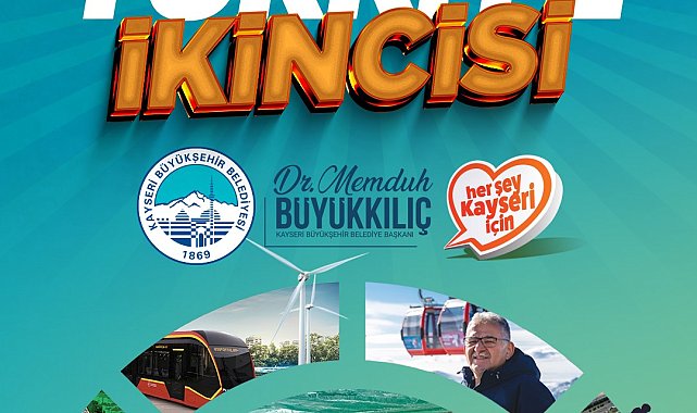 Kayseri Büyükşehir Belediyesi; yatırımda Türkiye ikincisi