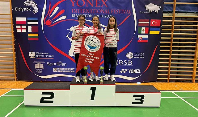 Kayserili sporculardan Polonya'da büyük başarı