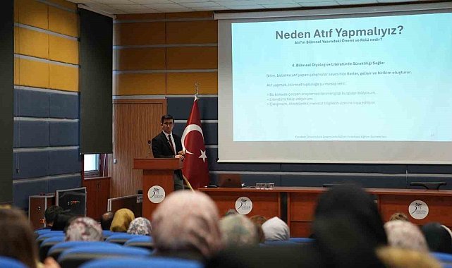 KBÜ Tez Yazım Atölyesinde bilimsel etik ve atıf kültürü ele alındı