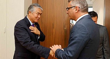 KKTC Cumhurbaşkanı Erhürman, TÜRKSOY Genel Sekreteri Raev'i kabul etti