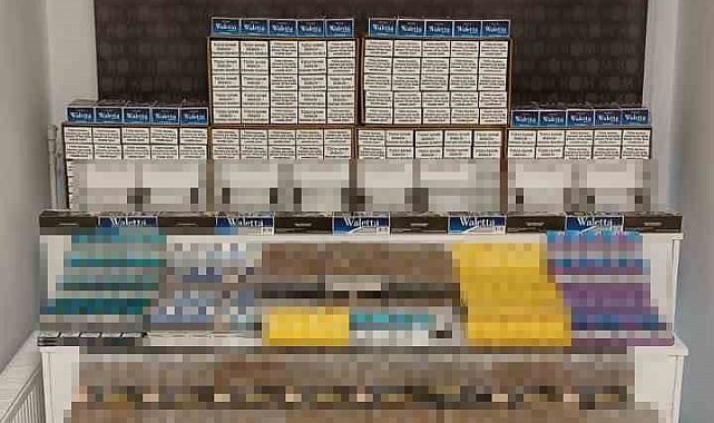 Kocaeli'de 158 bin adet kaçak makaron ele geçirildi: 1 gözaltı